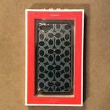 Coach Accessories | Coach Iphone 55s Case | Color: Black/Silver | Size: Os