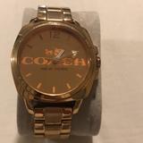 Coach Accessories | Coach Watch Rose Gold | Color: Gold | Size: Os