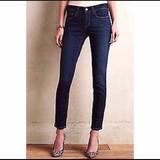 Anthropologie Jeans | Anthroplogie Pilcro Low Rise Straight Jeans | Color: Blue | Size: 29