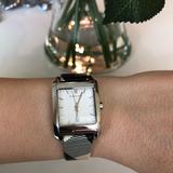 Burberry Jewelry | Burberry Heritage Check Watch | Color: Silver/Tan | Size: Os