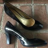 Coach Shoes | Coach Sheri Heels Black Patent Leather Sz 8 | Color: Black | Size: 8