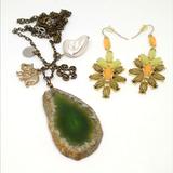 American Eagle Outfitters Jewelry | Bundle Boho Jewelry | Color: Gold/Green | Size: Os