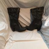 Nine West Shoes | Gray Mid Calf Boots | Color: Gray | Size: 8