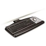 3M 7.7" H x 13.38" W Desk Keyboard Tray Wood/Metal in Black/Brown, Size 7.7 H x 13.38 W x 29.96 D in | Wayfair MMMAKT170LE