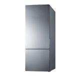 Summit Appliance Thin Line 28" Energy Star Counter Depth Bottom Freezer 14.8 cu. ft. Refrigerator, Stainless Steel | Wayfair FFBF279SS