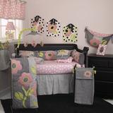 Harriet Bee Derr 9 Piece Crib Bedding Set Cotton in Black/Green/Pink, Size 52.0 W in | Wayfair PY7S