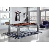 Playcraft Monaco Slate Pool Table w/ Professional Installation Included Solid Wood in Red, Size 32.5 H x 90.0 W in | Wayfair PTMONBOS07-BRICK