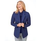 Women's Petite Elisabeth Williams® Fully Lined Blazer, Rich Indigo Blue 18
