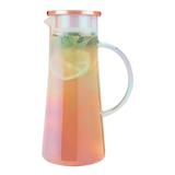 Pinky Up Carafes - Iridescent Glass Iced Tea Carafe