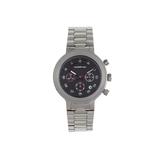 Morphic M78 Series Chronograph Bracelet Watch Silver/Black One Size MPH7802