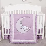 Trend Lab Baby Unicorn Dreams 3-Piece Crib Bedding Set, Lt Purple