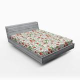 East Urban Home Strawberry Floral Fitted Sheet Microfiber/Polyester in Green, Size Full | Wayfair FCD3D6F3071B4C0597B23B2B25782938