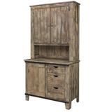 Loon Peak® Chastain Hutch 80" Kitchen Pantry Wood in Brown/Green, Size 80.0 H x 42.0 W x 20.0 D in | Wayfair 78726F5C073040F098D9489BA826AAC3