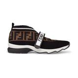 Ff Velcro Sock Trainers - Black - Fendi Sneakers