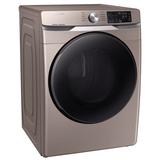 Samsung 7.5 cu. ft. Gas Dryer w/ Steam Sanitize+ in Gray, Size 38.7 H x 27.0 W x 31.5 D in | Wayfair DVG45R6100W/A3