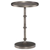 Bernhardt Ascot Tray Top Pedestal End Table Metal in Gray, Size 20.0 H x 12.0 W x 12.0 D in | Wayfair 375171