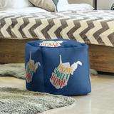 East Urban Home Sweet West Virginia Cube Ottoman Polyester/Fade Resistant/Scratch/Tear Resistant | Wayfair F8F162C34F214490A7424A67C5D17660