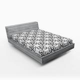 East Urban Home Pentacle Fitted Sheet Microfiber/Polyester in Black, Size Full | Wayfair 57A7ED314C2446A98DA279551BC684E9