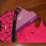Nike Intimates & Sleepwear | 3 Nike Bras | Color: Pink/Purple | Size: S