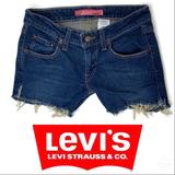 Levi's Shorts | 3$20 Levi 524 Skinny Bootcut Denim Jean Shorts | Color: Blue | Size: 1j