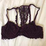 Pink Victoria's Secret Intimates & Sleepwear | 32b Unlined Bralette With Underwire | Color: Purple/Red | Size: 32b