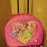 Disney Other | Cinderella Suitcase On Wheels | Color: Pink | Size: Osbb