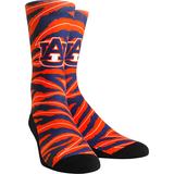 Youth Rock Em Socks Orange Auburn Tigers Stripe Localized Graphics Crew