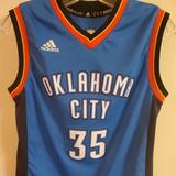 Adidas Shirts & Tops | Adidas Kevin Durant Okc Jersey Youth Szm. | Color: Blue/Orange | Size: Mb