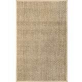 Brown Area Rug - Highland Dunes Elginpark Light Area Rug Bamboo Slat & Seagrass in Brown, Size 72.0 W x 0.02 D in | Wayfair