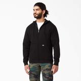 Dickies Men's Midweight Fleece Zip Hoodie - Black Size S (TW291)