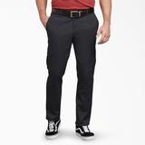 Dickies Men's X-Series Active Waist Washed Cargo Chino Pants - Rinsed Black Size 38 30 (XP834)