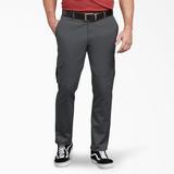 Dickies Men's X-Series Active Waist Washed Cargo Chino Pants - Rinsed Charcoal Gray Size 38 30 (XP834)