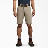 Dickies Men's Flex 11" Regular Fit Work Shorts - Desert Khaki Size 42 (WR850)