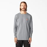 Dickies Men's Long-Sleeve Graphic T-Shirt - Heather Gray Size S (WL469)