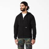 Dickies Men's Midweight Fleece Zip Hoodie - Black Size 4Xl (TW291)