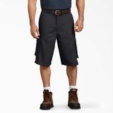 Dickies Men's Loose Fit Cargo Work Shorts, 13" - Black Size 30 (WR888)