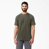 Dickies Men's Cooling Short Sleeve T-Shirt - Moss Green Size 4Xl (SS600)