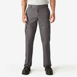 Dickies Men's Flex Regular Fit Straight Leg Cargo Pants - Gravel Gray Size 44 32 (WP595)