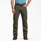 Dickies Men's Regular Fit Duck Pants - Stonewashed Moss Green Size 38 34 (DP803)