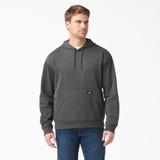 Dickies Men's Midweight Fleece Hoodie - Dark Heather Gray Size L (TW292)