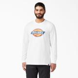 Dickies Men's Long Sleeve Regular Fit Icon Graphic T-Shirt - White Size S (WL45A)