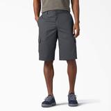 Dickies Men's Relaxed Fit Cargo Shorts, 13" - Charcoal Gray Size 36 (WR557)