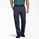 Dickies Men's Flex Regular Fit Cargo Pants - Dark Navy Size 42 30 (WP595)