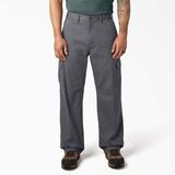 Dickies Men's Loose Fit Straight Leg Cargo Pants - Rinsed Charcoal Gray Size 36 X 32 (23214)