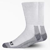 Dickies Steel Toe Crew Socks, Size 6-12, 2-Pack - White One (8825)