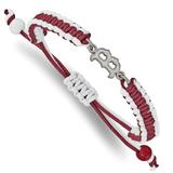 "Women's Boston Red Sox Stainless Steel Adjustable Cord Bracelet"