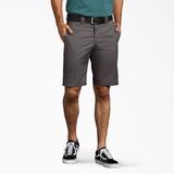 Dickies Men's Slim Fit Work Shorts, 11" - Gravel Gray Size 33 (WR849)