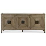 Fairfield Chair Monogram 84" Wide 2 Drawer Sideboard Wood in Brown/Gray/Green, Size 38.0 H x 84.0 W x 19.0 D in | Wayfair 8092-17