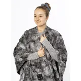Homedics Cordless Throw & Cape with Soothing Heat & Vibrating Massage, Grey