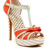 Jessica Simpson Shoes | Jessica Simpson Heel Sandel | Color: Cream/Red | Size: 6